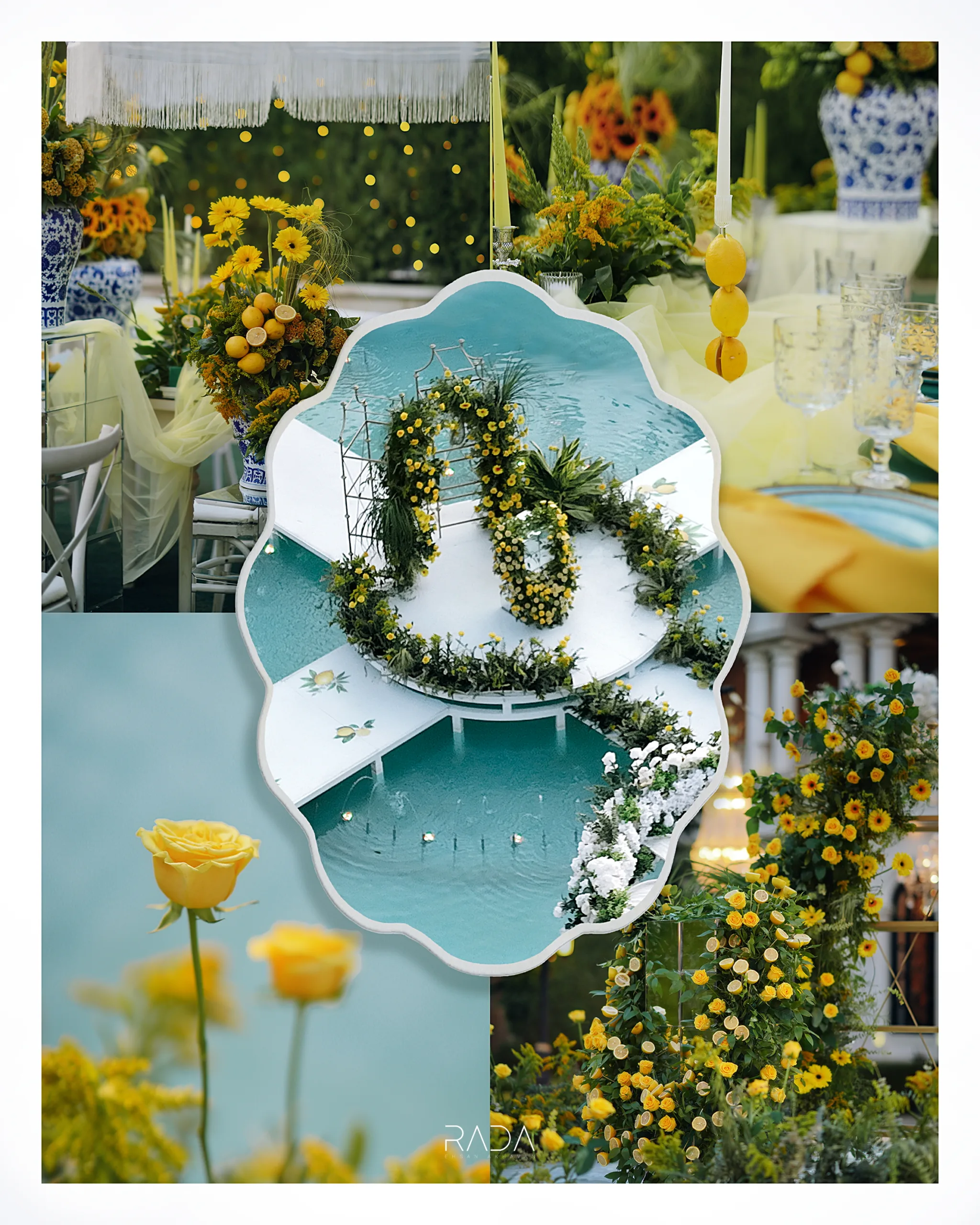 Yalan wedding floral styling